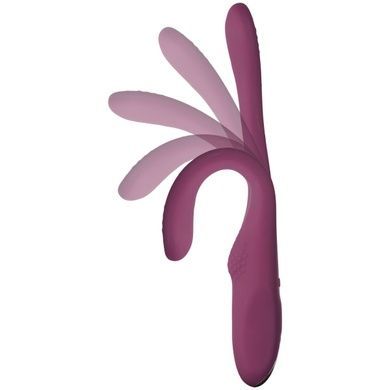 Вібратор Rocks Off Two-Vibe Burgundy SO4884 фото