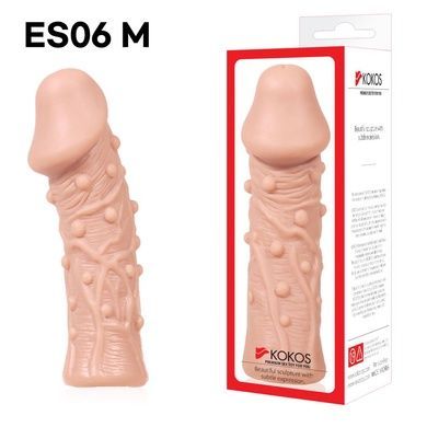 Насадка на член Kokos Extreme Sleeve ES.06 розмір M SO1816 фото