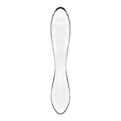 Двухсторонний стеклянный дилдо Satisfyer Dazzling Crystal 1 Transparent SO8785 фото