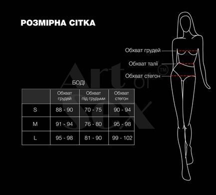 Лакированное боди Art of Sex - Jazz, цвет черный с эффектом голограммы, размер S, Черный