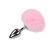 Анальная пробка с хвостом Alive Fluffy Plug M Pink SO6316 фото