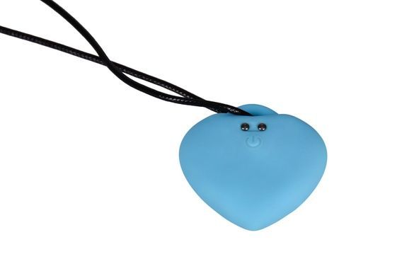 Мінівібратор сердечко FairyGasm PleasureStone blue SX0643 фото