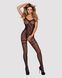 Бодістокінг Obsessive Bodystocking F213 XL/XXL, імітація мереживного боді і резинки для панчох