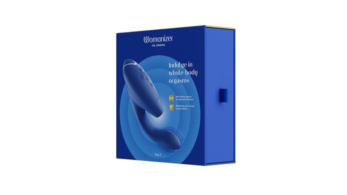 Кліторальний стимулятор Womanizer Duo 2 Blueberry SO8756 фото