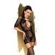 Бодистокинг Penthouse High stakes XL Black, мини-платье, цветочный декор, глубокое декольте, чулки