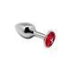 Анальная пробка Alive Mini Metal Butt Plug Red S SO6010 фото 1