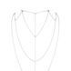 Ланцюжок для спини Bijoux Indiscrets Magnifique Back and Cleavage Chain - Silver, прикраса для тіла
