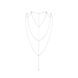 Ланцюжок для спини Bijoux Indiscrets Magnifique Back and Cleavage Chain - Silver, прикраса для тіла