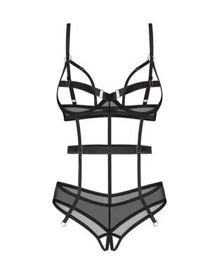 Боді Obsessive Euridia crotchless teddy M/L