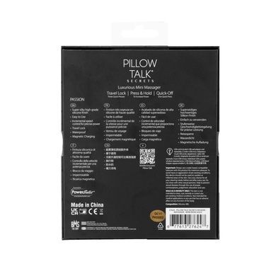 Вибратор Pillow Talk Secrets Passion Clitoral Vibrator SO8246 фото