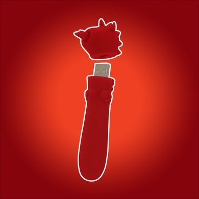 Вибратор-единорожка Unihorn USB Bullet - Blaze Diablo, виброшар, USB-зарядка SX2859 фото