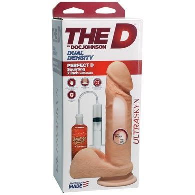 Фалоімітатор що кінчає Doc Johnson The D ULTRASKYN Perfect D Squirting SO9547 фото