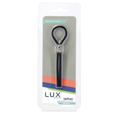 Эрекционное кольцо LUX Active Tether Adjustable Silicone Cock Tie SO6844 фото