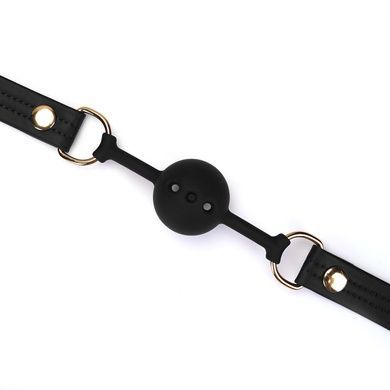 Кляп Liebe Seele Black Organosilicon SO9483 фото