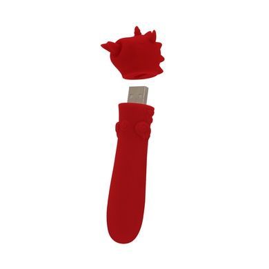 Вибратор-единорожка Unihorn USB Bullet - Blaze Diablo, виброшар, USB-зарядка SX2859 фото