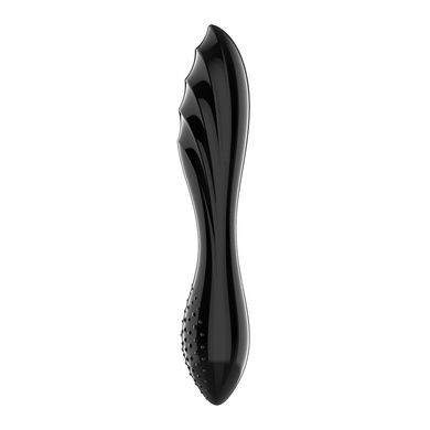 Двосторонній скляний дилдо Satisfyer Dazzling Crystal 1 Black SO8786 фото