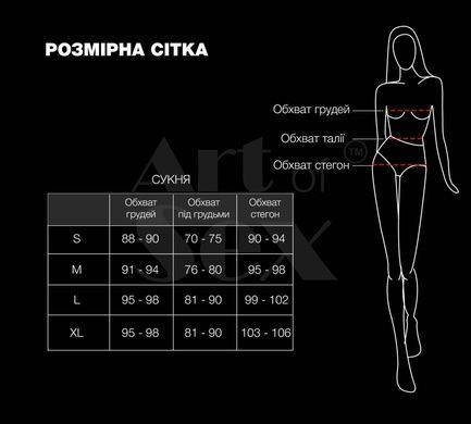 Лакированное платье Art of Sex - Demeter, цвет черный с эффектом голограммы, размер M, Черный