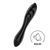 Двосторонній скляний дилдо Satisfyer Dazzling Crystal 1 Black SO8786 фото