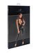 Комбінезон Noir Handmade F298 Libido Deep-V catsuit with collar and pearl chain - XXL
