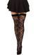 Панчохи Leg Avenue Wild rose net thigh highs One Size