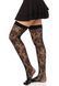 Панчохи Leg Avenue Wild rose net thigh highs One Size