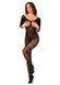 Сітчастий бодістокінг з імітацією підв&rsquo;язок Obsessive Bodystocking G329 XL/XXL, black, з доступом