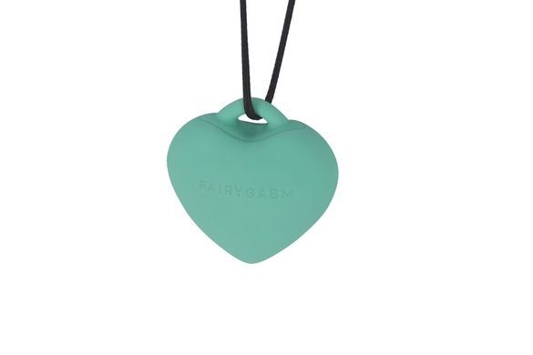 Минивибратор сердечко FairyGasm PleasureStone green SX0644 фото