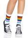 Шкарпетки жіночі в смужку Leg Avenue Pride crew socks Rainbow, 37&ndash;43 розмір