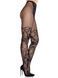 Колготки Leg Avenue Dahlia Lace Tights with Net Thigh Detail One Size