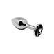 Анальная пробка Alive Mini Metal Butt Plug Black S SO6011 фото 1