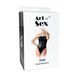 Лакированное боди Art of Sex - Jazz, цвет черный с эффектом голограммы, размер M, Черный