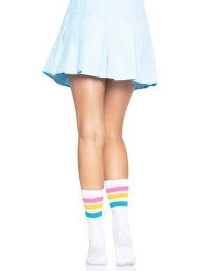 Носки женские в полоску Leg Avenue Pride crew socks Pansexual, 37&ndash;43 размер