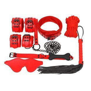 Набір для БДСМ 7в1 LY1003 Red SO4999 фото