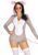 Комбінезон-костюм миші Leg Avenue Comfy Mouse M, з капюшоном