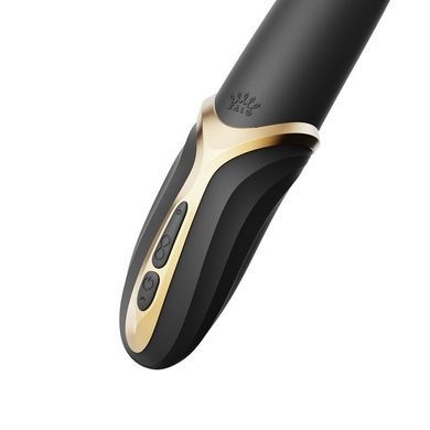 Вибратор с ротацией и подогревом Zalo EVE Obsidian Black SO9550 фото