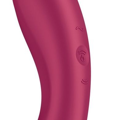 Вакуумный стимулятор с вибрацией Satisfyer Curvy Trinity 1 Red SO8407 фото