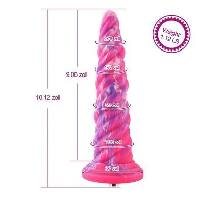 Фаллоимитатор 10.12 для секс-машин Hismith Silicone Dildo rose Monster Series SO6215 фото