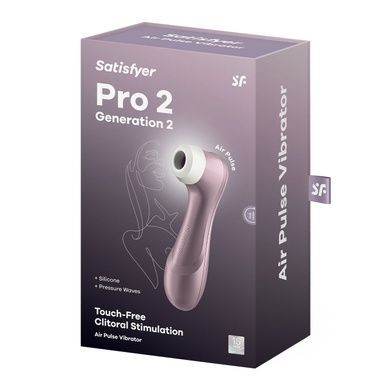 Вакуумний кліторальний стимулятор Satisfyer Pro 2 Generation 2 фіолетовий SO6730 фото