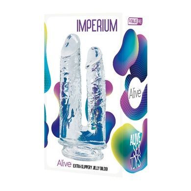 Фаллоимитатор Alive Imperium Jelly Dildo двойной SO6024 фото