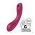 Вакуумный стимулятор с вибрацией Satisfyer Curvy Trinity 1 Red SO8407 фото