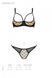 Эротический комплект Passion MARINA SET WITH OPEN BRA, XXL/XXXL, beige, открытые чашки