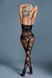 Бодистокинг Caprice Lingerie Model 11 One size Black, имитация чулок, открытый доступ