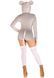 Комбінезон-костюм миші Leg Avenue Comfy Mouse M, з капюшоном
