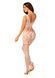 Сетчатый бодистокинг с имитацией топа и шорт Obsessive Bodystocking G330 S/M/L, white, с доступом