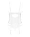 Корсет Obsessive Alissium corset & thong, XS/S, гибкие косточки, открытая спина, стринги в комплекте