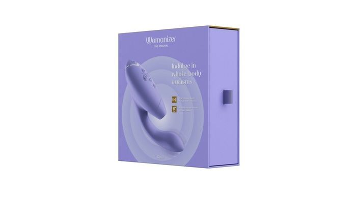 Вакуумний кліторальний стимулятор Womanizer Duo 2 Lilac SO8758 фото