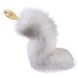 Анальная пробка с лисьим хвостом LOCKINK Tail Anal Pear SX0865 фото 5