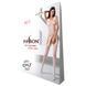 Бодистокинг с имитацией чулок и ажурной вставкой Passion BS072 white One size