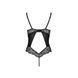 Боди из эко-кожи и кружева Passion LOONA BODY S/M, black