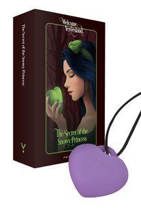Минивибратор сердечко FairyGasm PleasureStone violet SX0646 фото